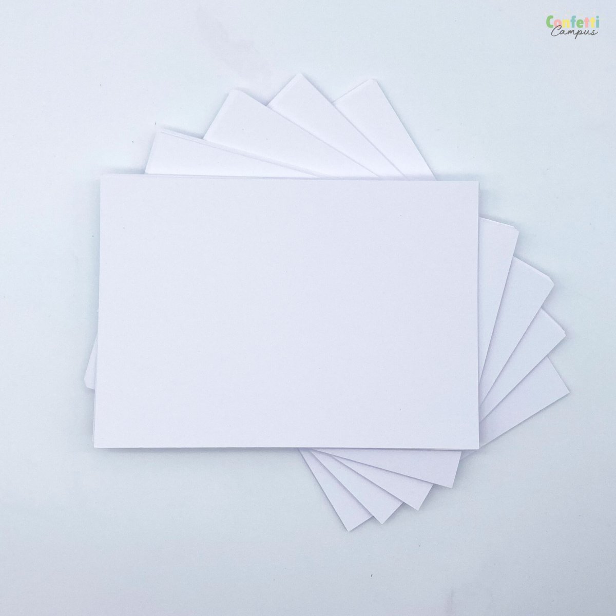 Leitner Flashcards Karteikarten A5 weiß Blanko