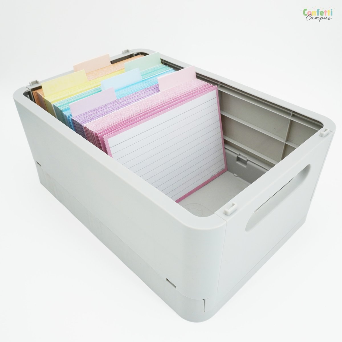 300 Leitner Flashcards Karteikarten Set mit 6 Päckchen A6 Pastell – Bild 4