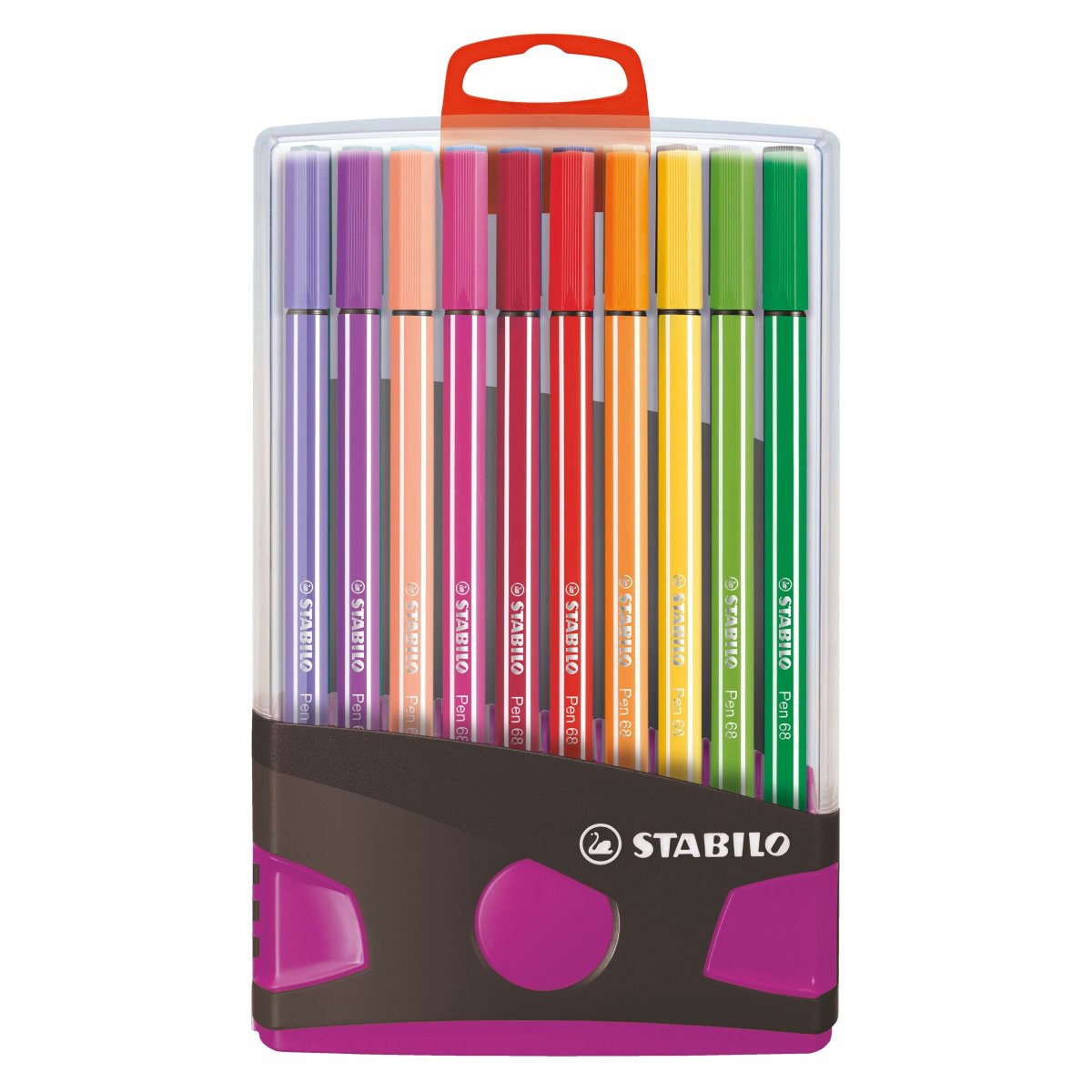 STABILO Pen 68 Premium-Filzstift ColorParade anthrazit/violett 20er Set