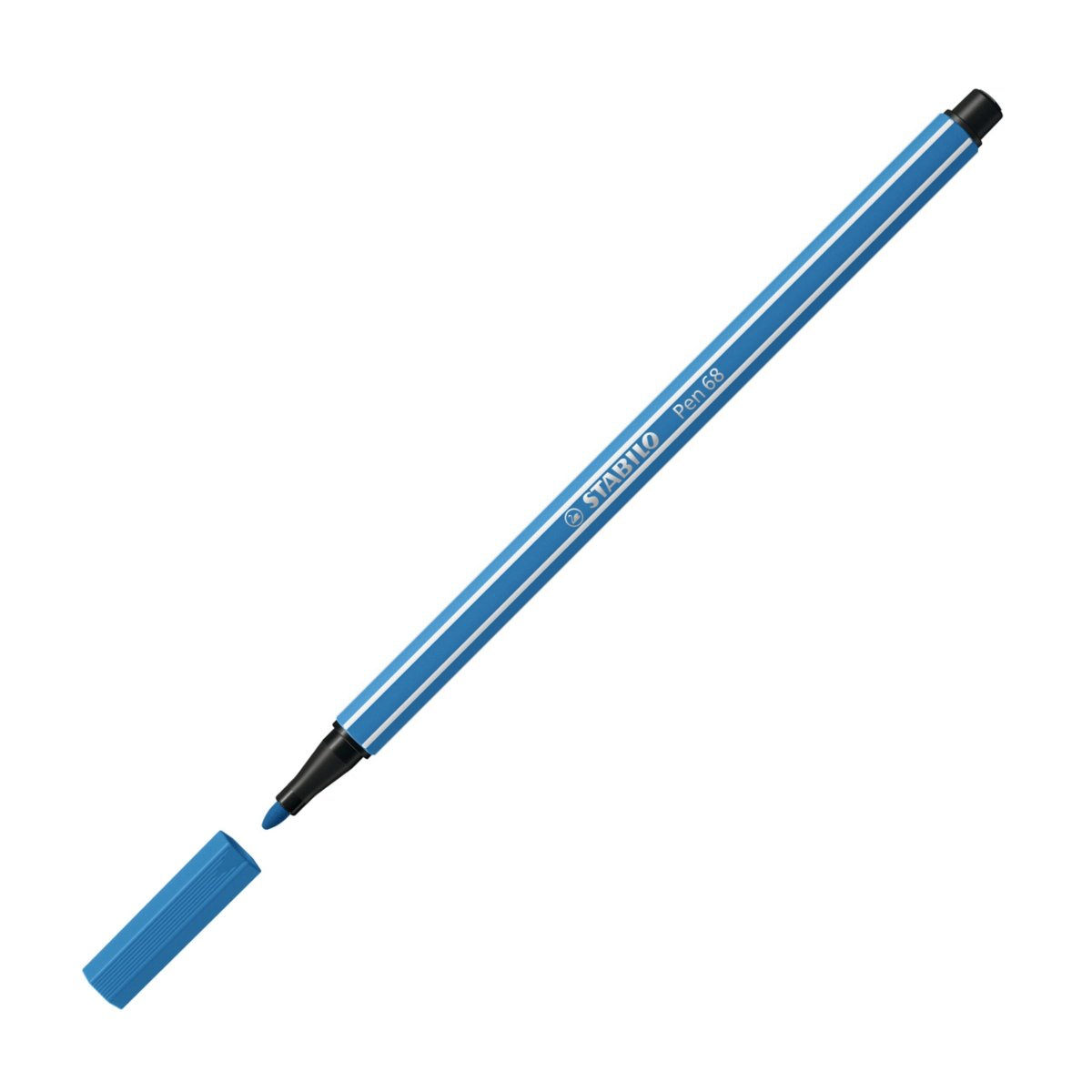 STABILO Pen 68 Premium-Filzstift Einzelstift dunkelblau