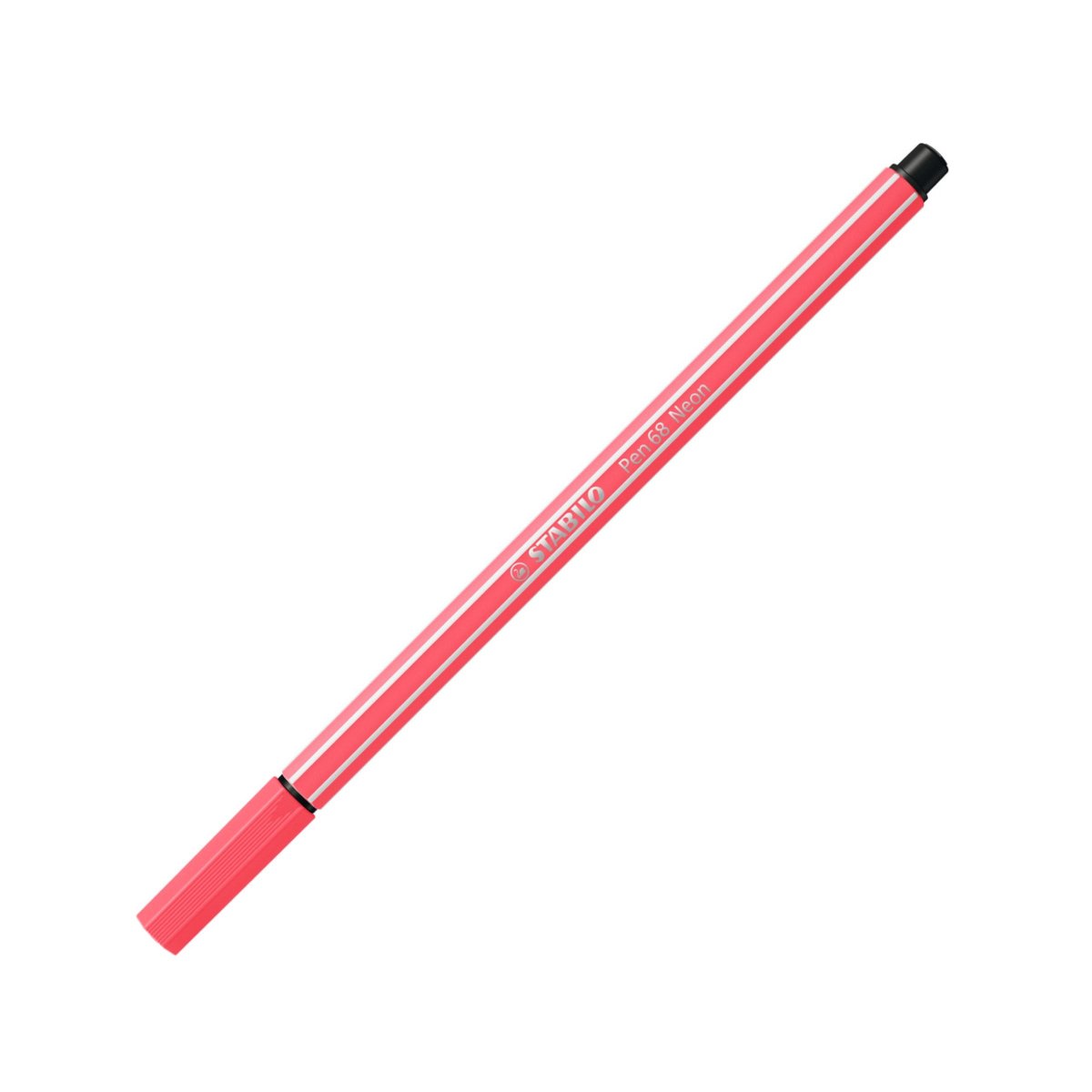 STABILO Pen 68 Premium-Filzstift Einzelstift neonrot