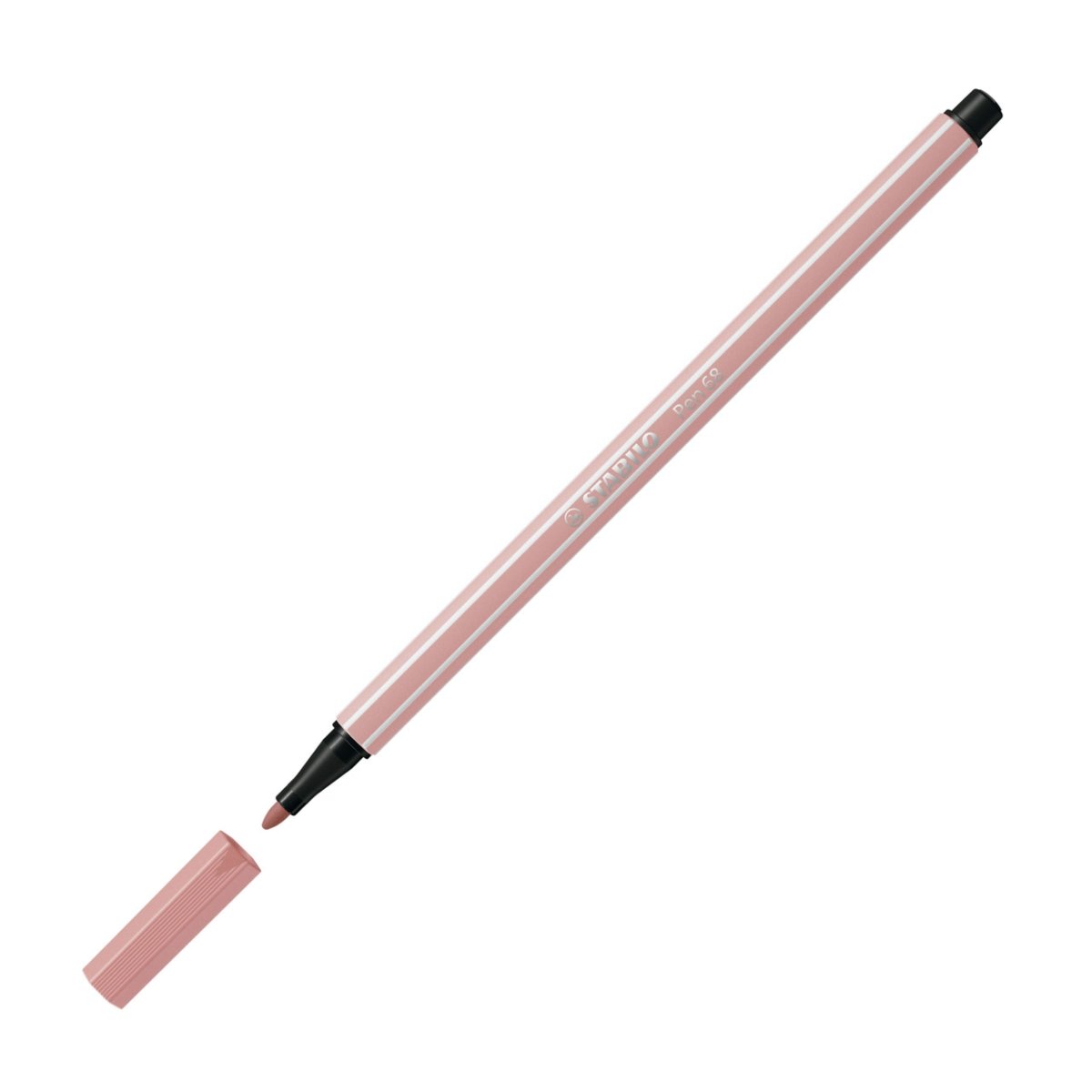 STABILO Pen 68 Premium-Filzstift Einzelstift rouge